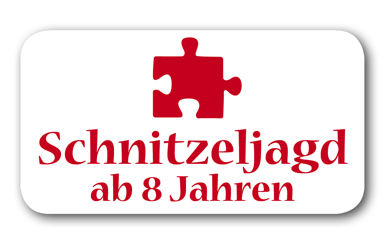 Schnitzeljagd Puzzleteil als Hinweis auf Schnitzeljagd