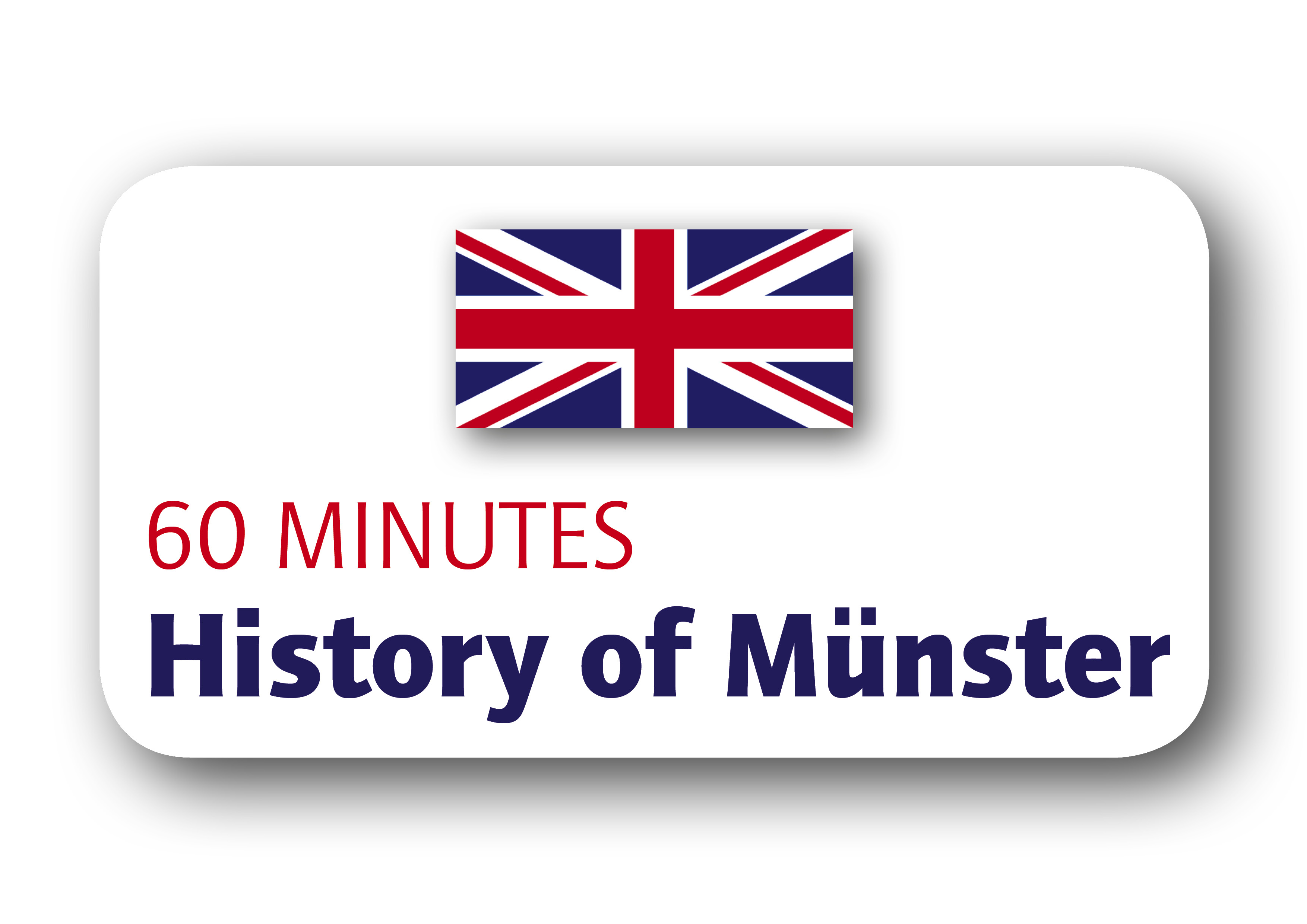 The City's History in English britische Flagge