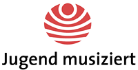Signet des Wettbewerbs"Jugend musiziert" Logo mit Schriftzug