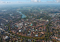 Luftaufnahme der Altstadt Foto