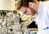 Wissenschaftler im Labor Foto