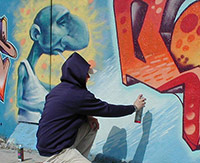 Graffiti Graffiti-Sprayer
