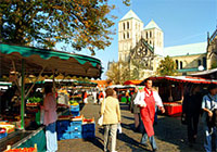 Wochenmarkt Münster Foto