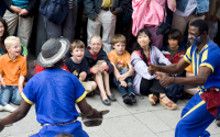 Afrikanischer Markt Foto