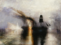 Joseph Mallord William Turner (1775–1851), Peace – Burial at Sea, ca. 1842, Öl auf Leinwand / oil on canvas, © Tate: Accepted by the nation as part of the Turner Bequest 1856, © Photo: Tate, 2019 Foto