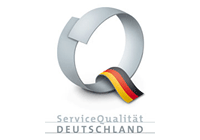 Logo des Gütesiegels "Service-Q" Logo