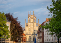 Rathaus, Friedenssaal, Stadtweinhaus Blick vom Domplatz