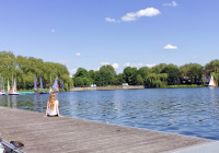 Blick auf den Aasee Blick auf den Aasee
