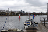Boote auf dem Aasee Boote auf dem Aasee