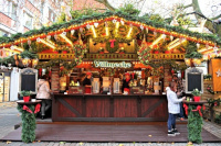 Christmas market Foto