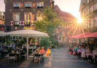 Gastronomie in der Altstadt Foto