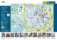 Plan der Innenstadt Foto