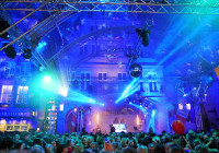 Kopfhörerparty auf dem Prinzipalmarkt Foto