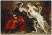 Theodor van Thulden, Allegorie auf Gerechtigkeit und Frieden, 1659. Foto: LWL/Rudolf Wakonigg Foto