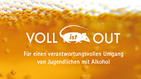 "Voll ist out"-Kampagnenfaltblatt Bild